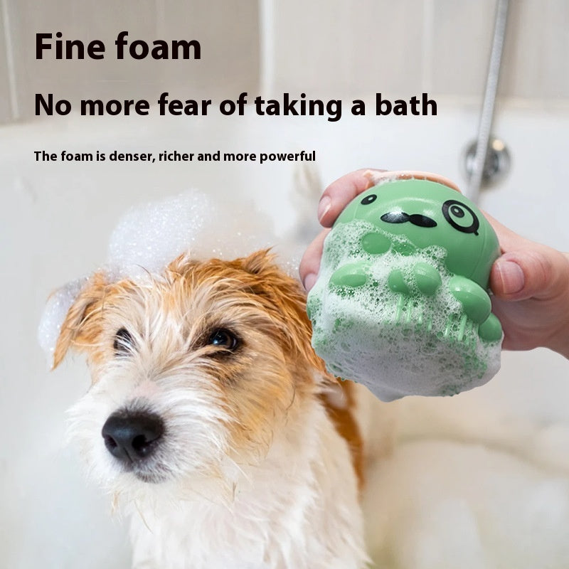 Pets Shower Brush Silicone Bath Massage