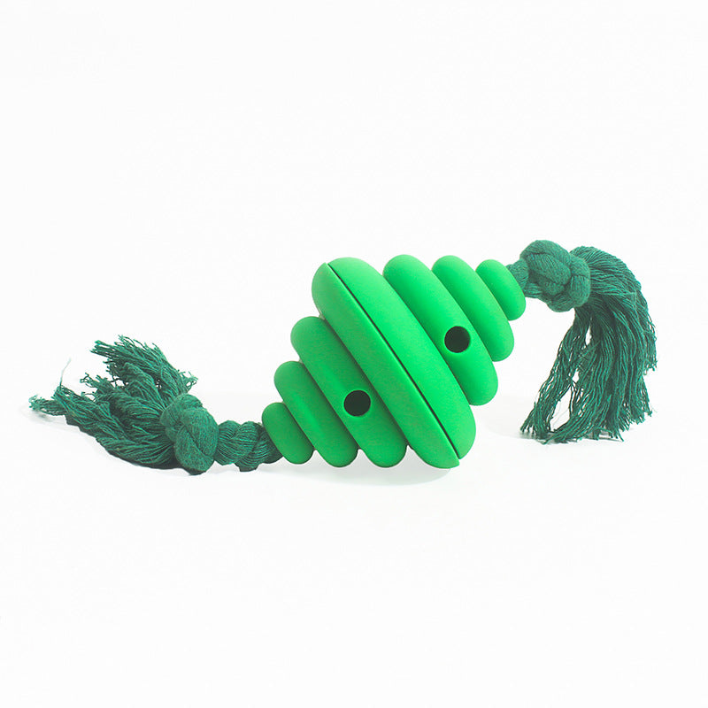 Dog Ball With Rope Toy Dogs Knot Rope Toy Leaking Food Dog Toy Pet Training Toy Dogs Chew Toy Dog Toy For Large Dogs