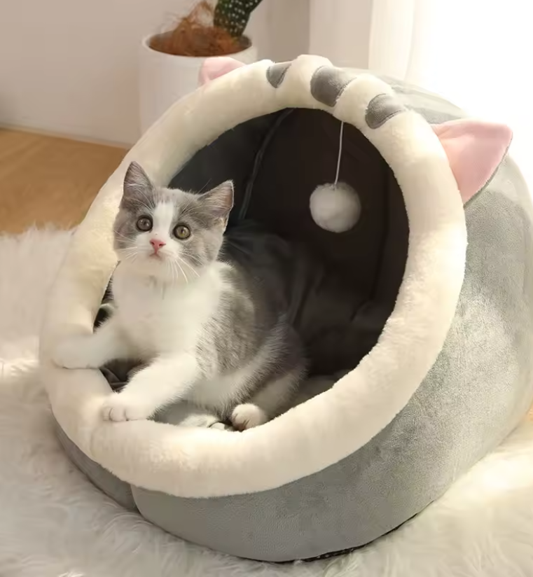 Deep sleep lounger for cats