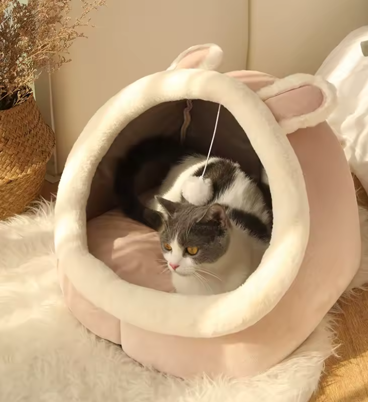 Deep sleep lounger for cats