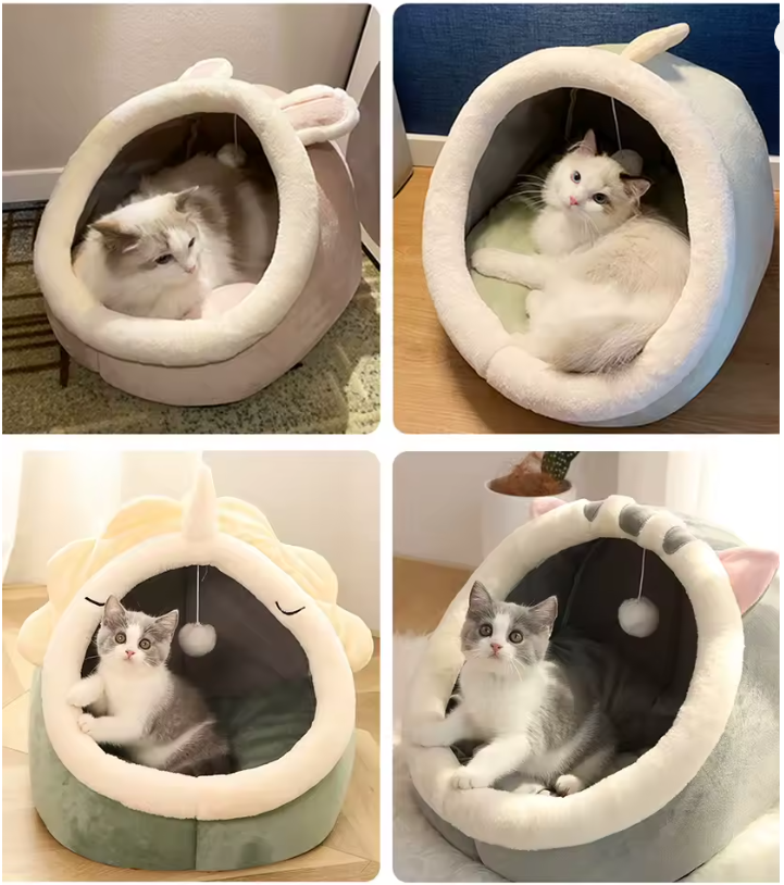 Deep sleep lounger for cats