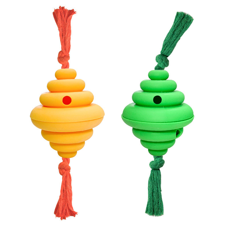 Dog Ball With Rope Toy Dogs Knot Rope Toy Leaking Food Dog Toy Pet Training Toy Dogs Chew Toy Dog Toy For Large Dogs